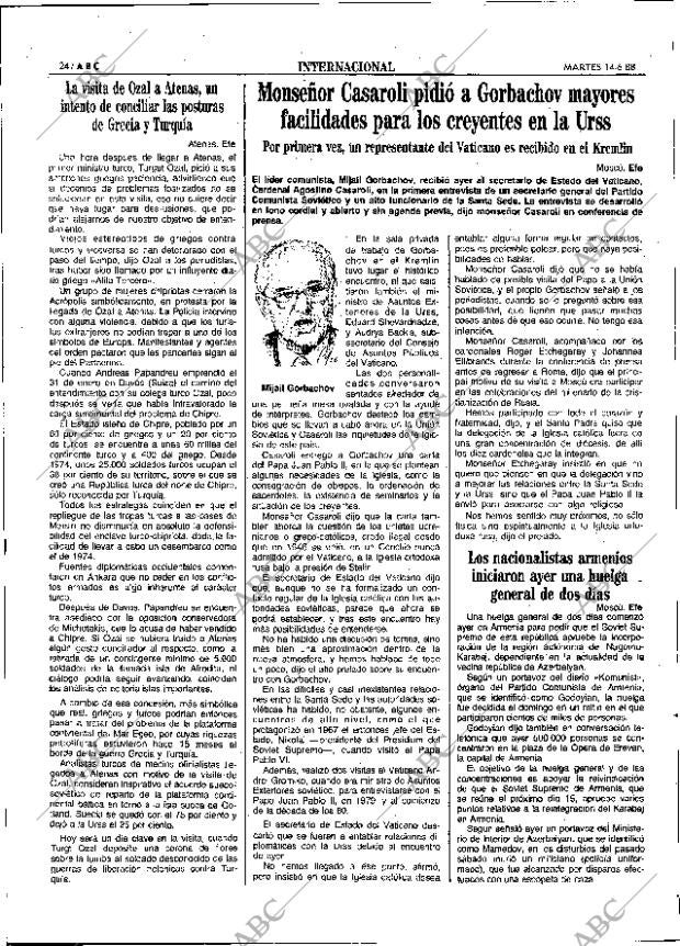 ABC SEVILLA 14-06-1988 página 24