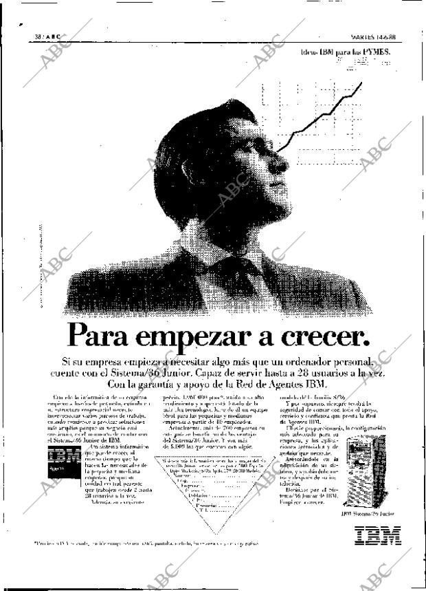 ABC SEVILLA 14-06-1988 página 38