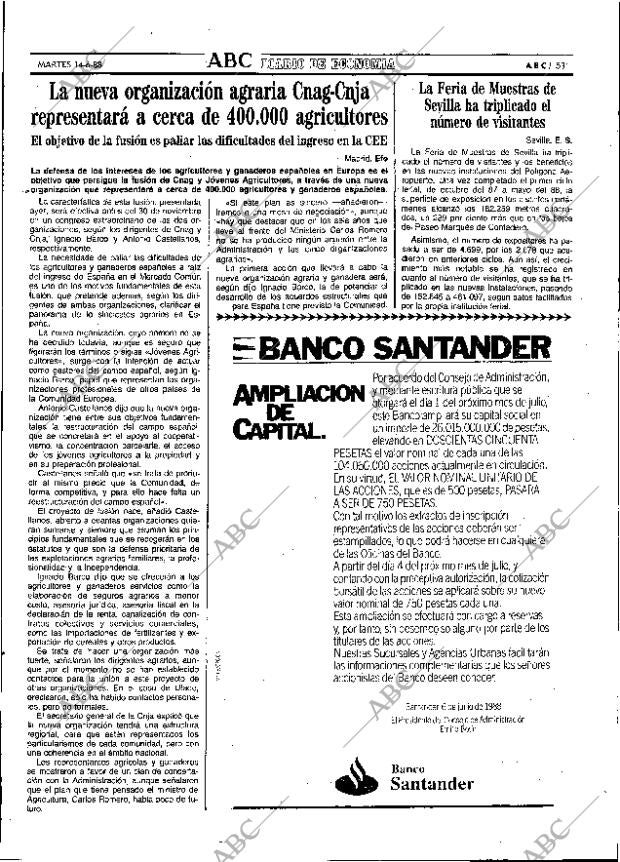 ABC SEVILLA 14-06-1988 página 53
