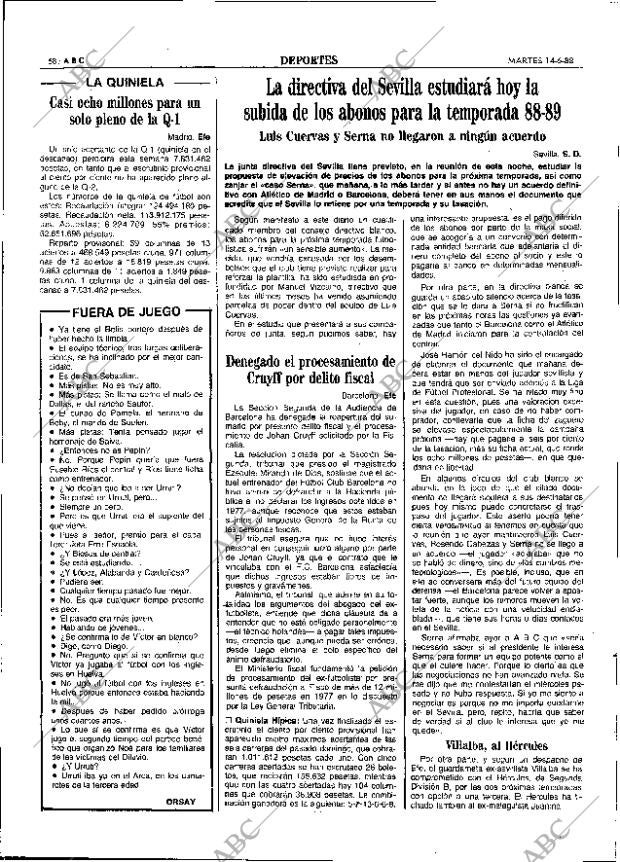ABC SEVILLA 14-06-1988 página 68