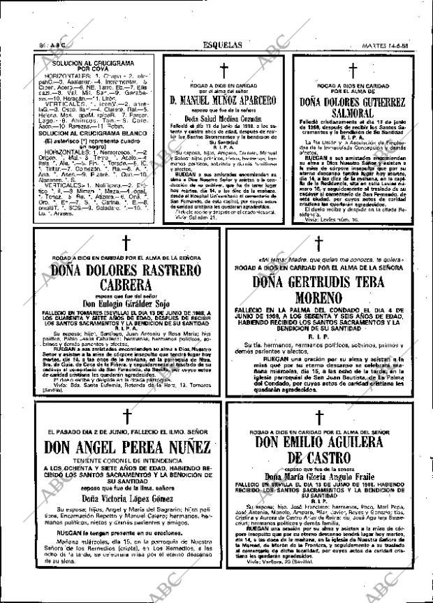 ABC SEVILLA 14-06-1988 página 86