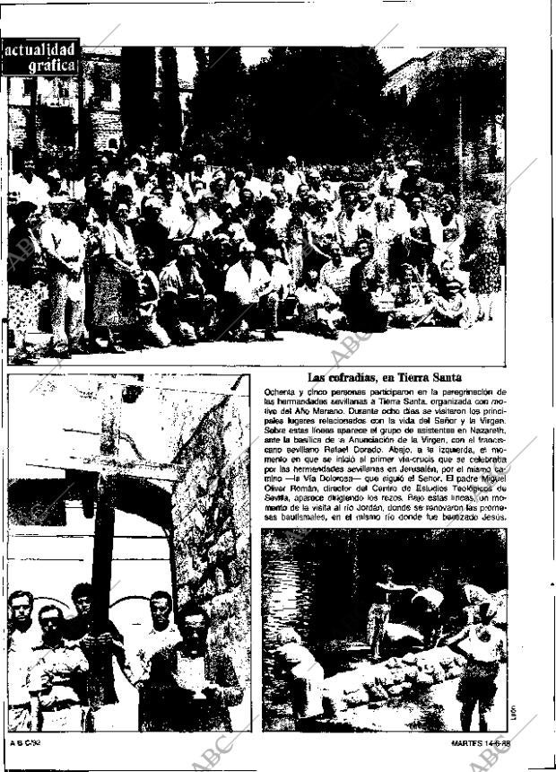 ABC SEVILLA 14-06-1988 página 92