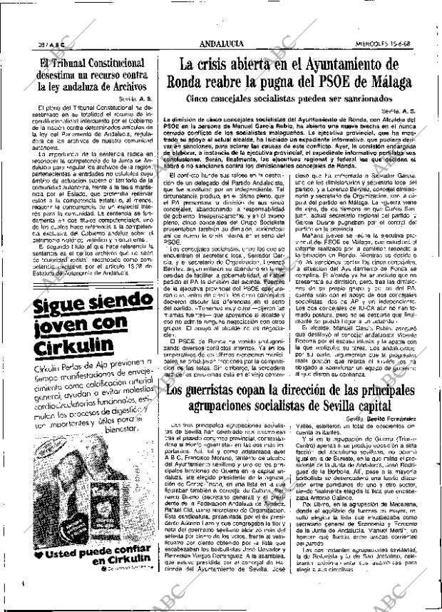 ABC SEVILLA 15-06-1988 página 28