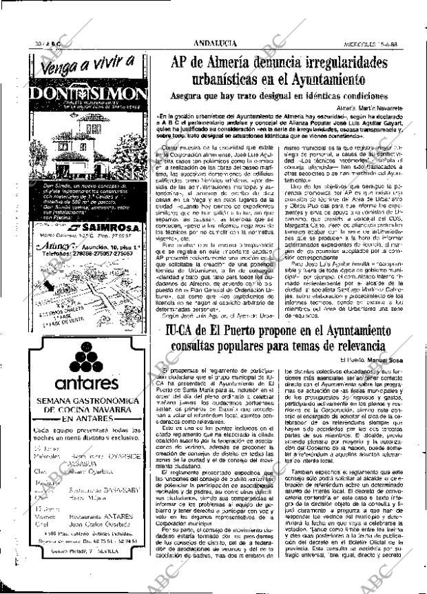 ABC SEVILLA 15-06-1988 página 30