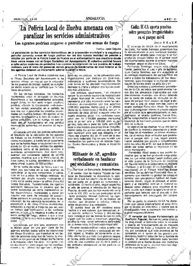ABC SEVILLA 15-06-1988 página 31