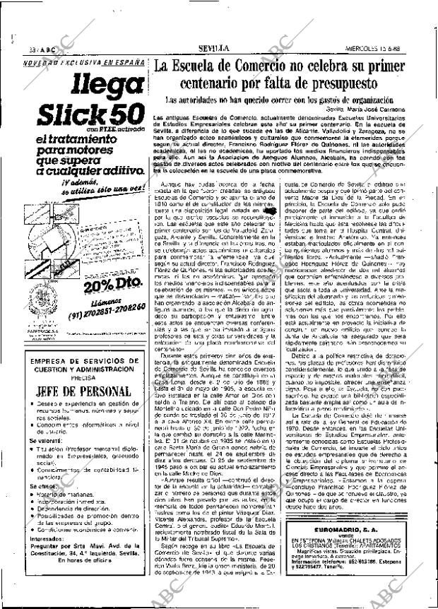 ABC SEVILLA 15-06-1988 página 38