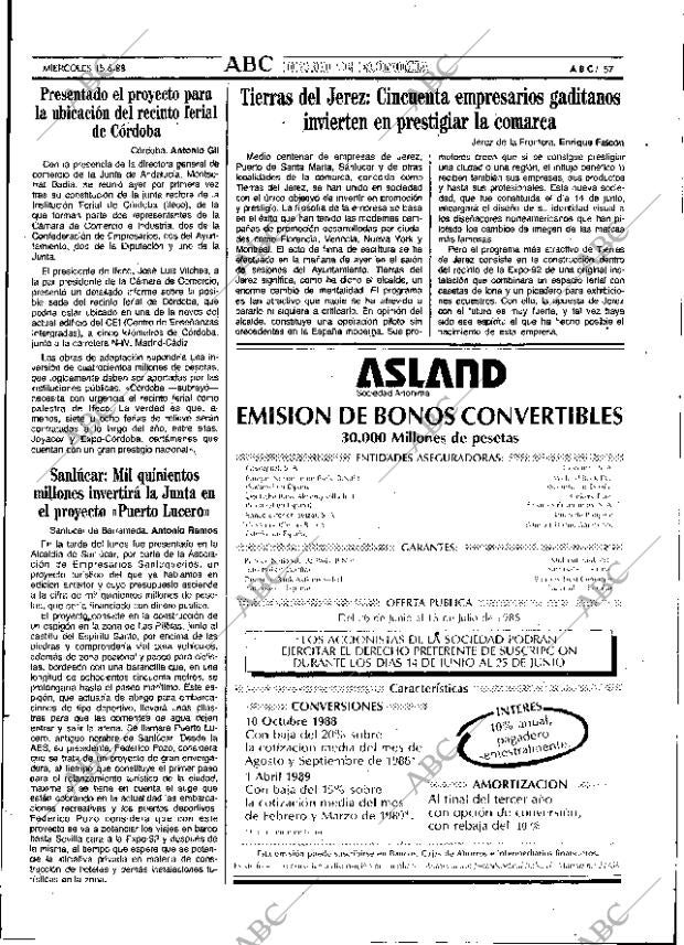 ABC SEVILLA 15-06-1988 página 57