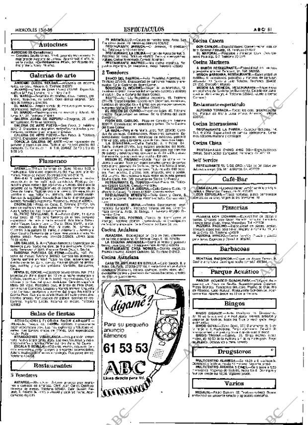ABC SEVILLA 15-06-1988 página 81