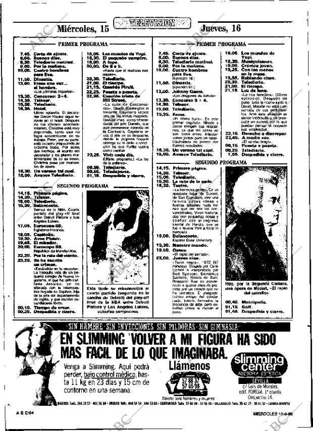 ABC SEVILLA 15-06-1988 página 94