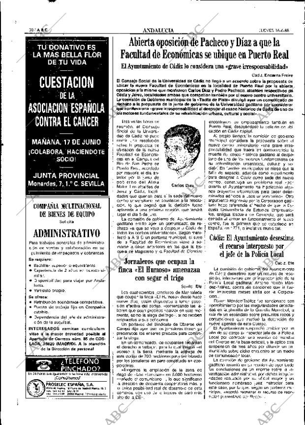 ABC SEVILLA 16-06-1988 página 30