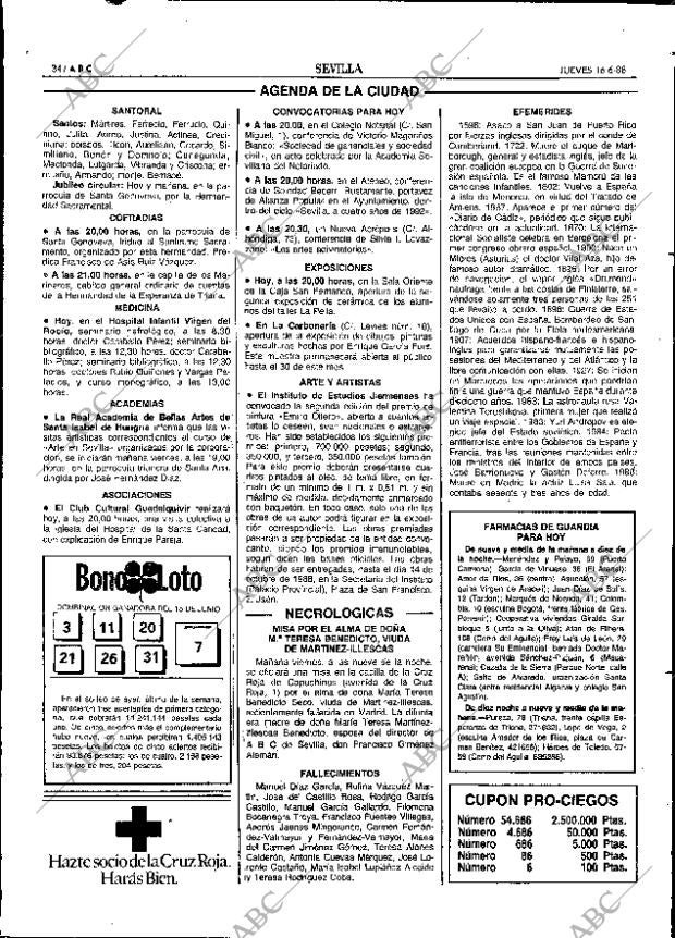 ABC SEVILLA 16-06-1988 página 34