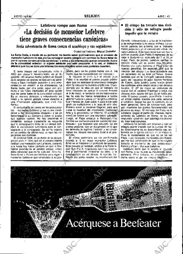ABC SEVILLA 16-06-1988 página 43