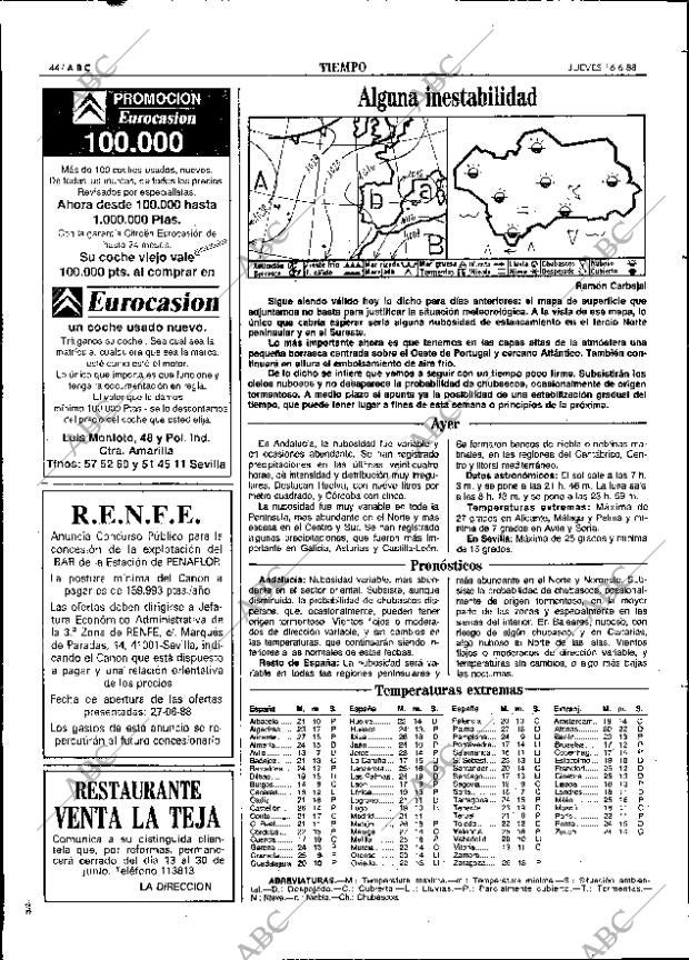 ABC SEVILLA 16-06-1988 página 44
