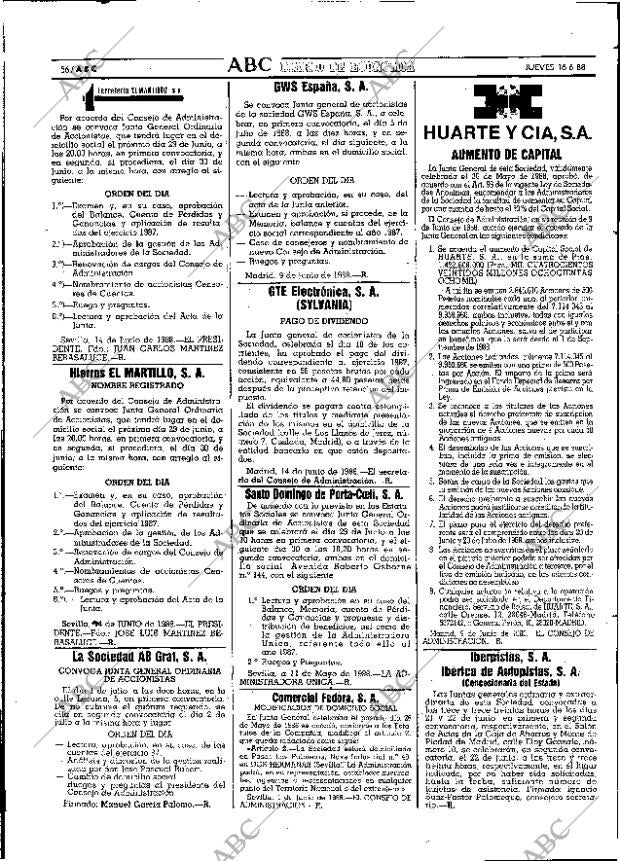 ABC SEVILLA 16-06-1988 página 56