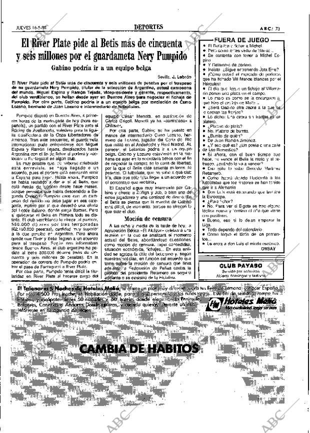 ABC SEVILLA 16-06-1988 página 73