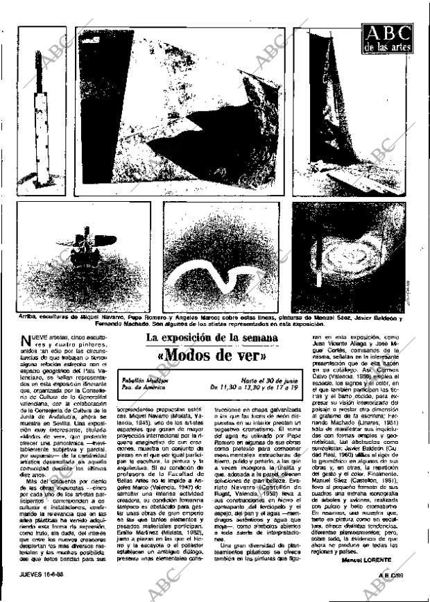 ABC SEVILLA 16-06-1988 página 89