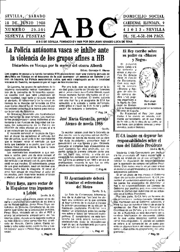 ABC SEVILLA 18-06-1988 página 17