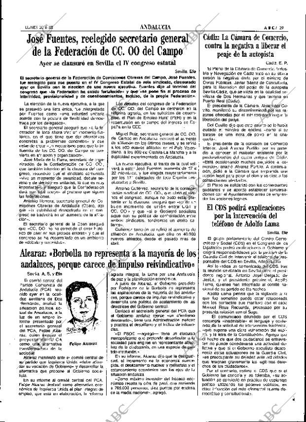 ABC SEVILLA 20-06-1988 página 29