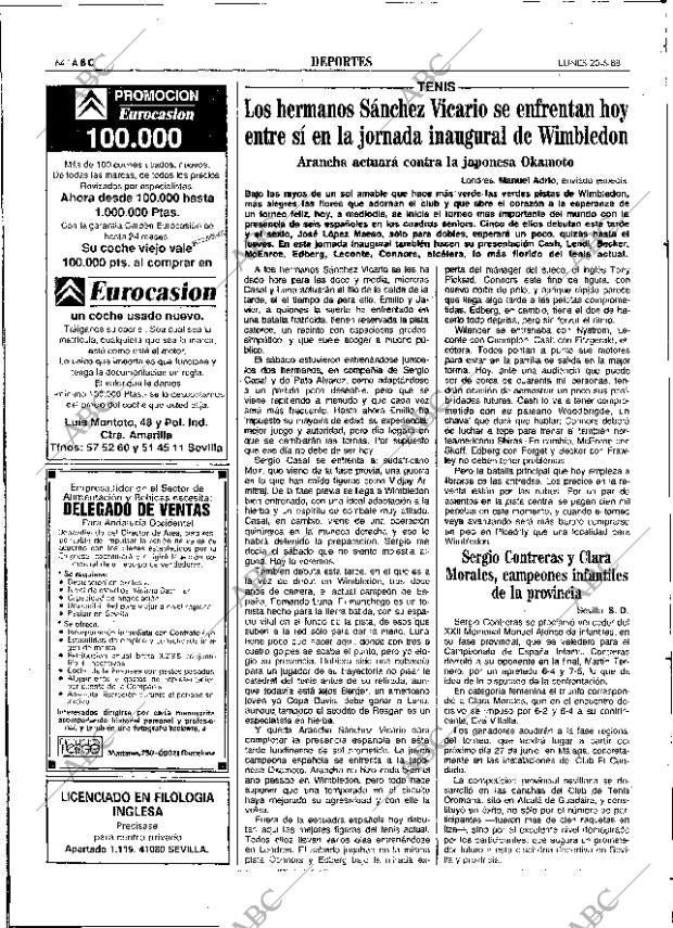 ABC SEVILLA 20-06-1988 página 64