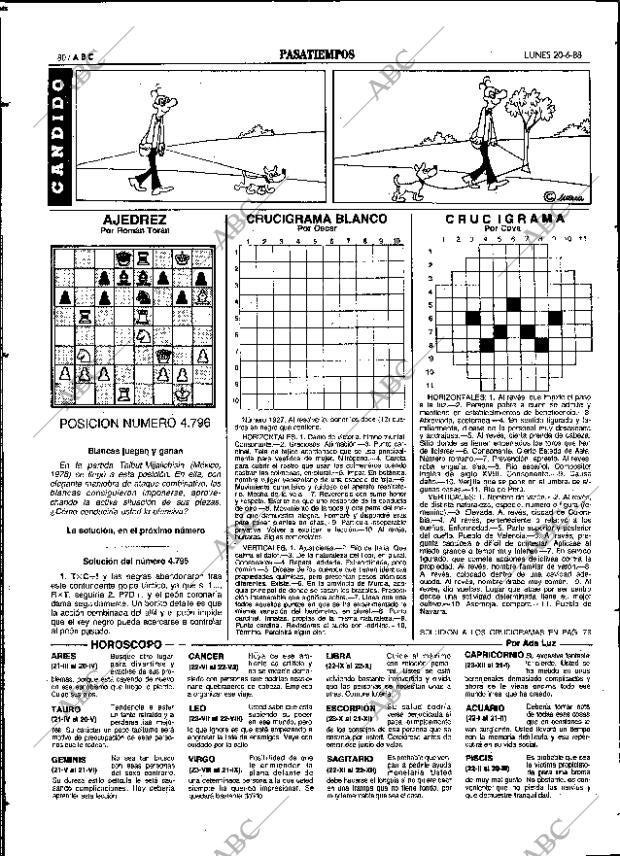 ABC SEVILLA 20-06-1988 página 80