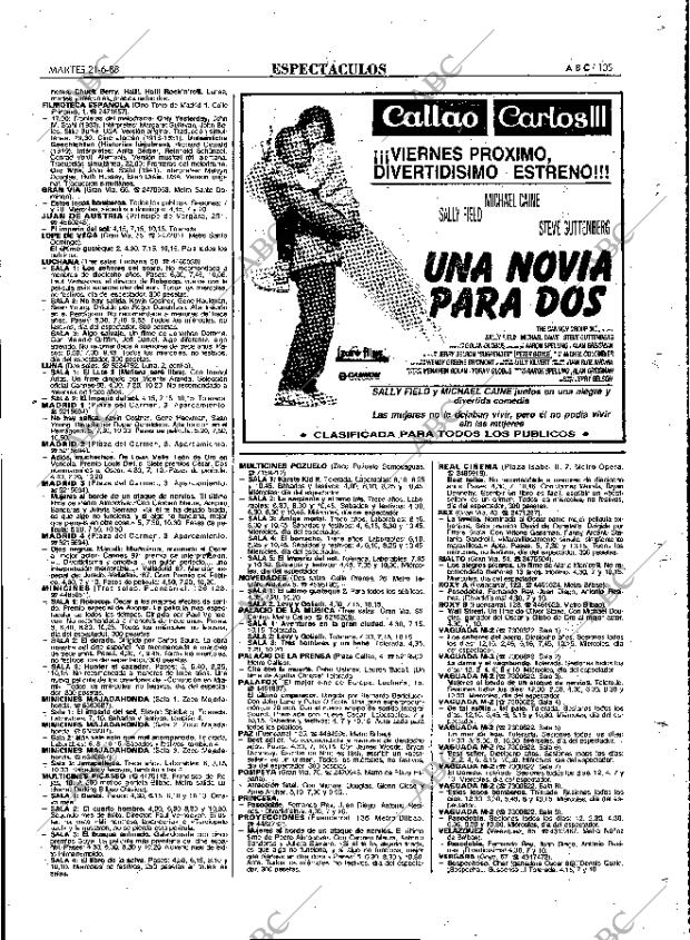 ABC MADRID 21-06-1988 página 105