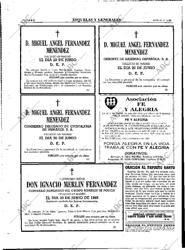 ABC MADRID 21-06-1988 página 112