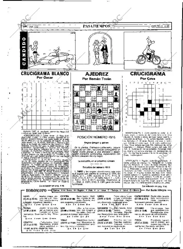 ABC MADRID 21-06-1988 página 132