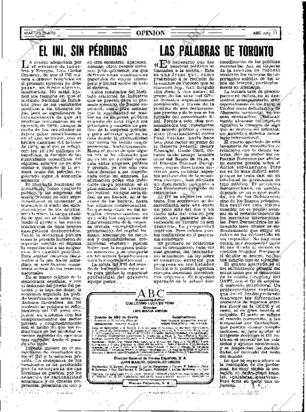 ABC MADRID 21-06-1988 página 23
