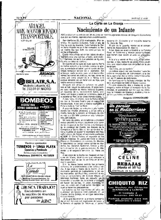 ABC MADRID 21-06-1988 página 28