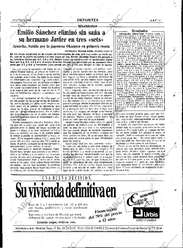 ABC MADRID 21-06-1988 página 97