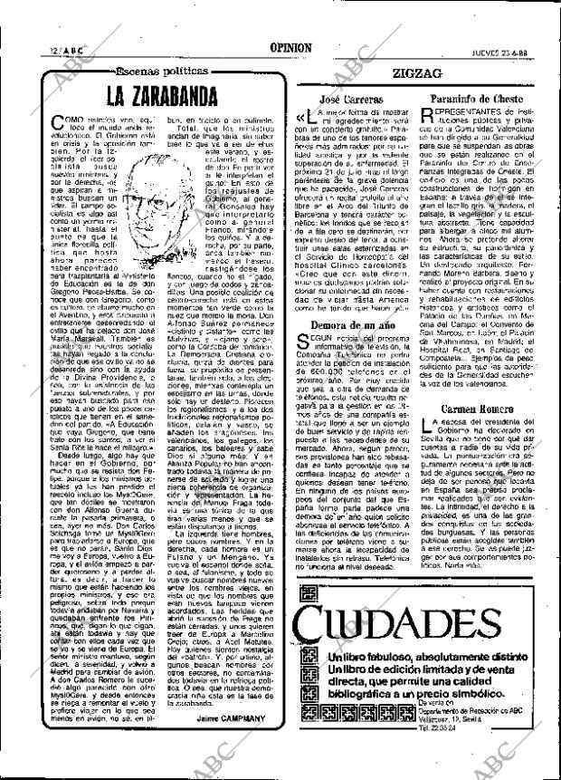 ABC SEVILLA 23-06-1988 página 12