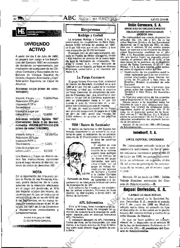 ABC SEVILLA 23-06-1988 página 60
