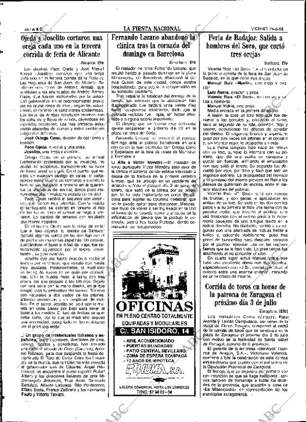 ABC SEVILLA 24-06-1988 página 66