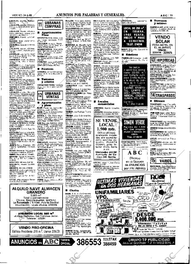 ABC SEVILLA 24-06-1988 página 79