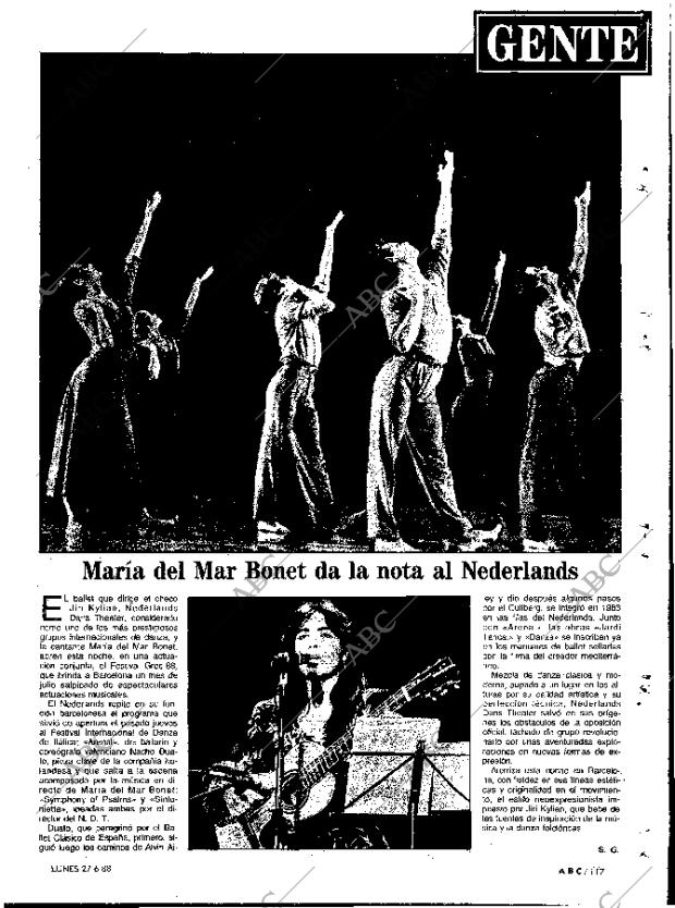 ABC MADRID 27-06-1988 página 117