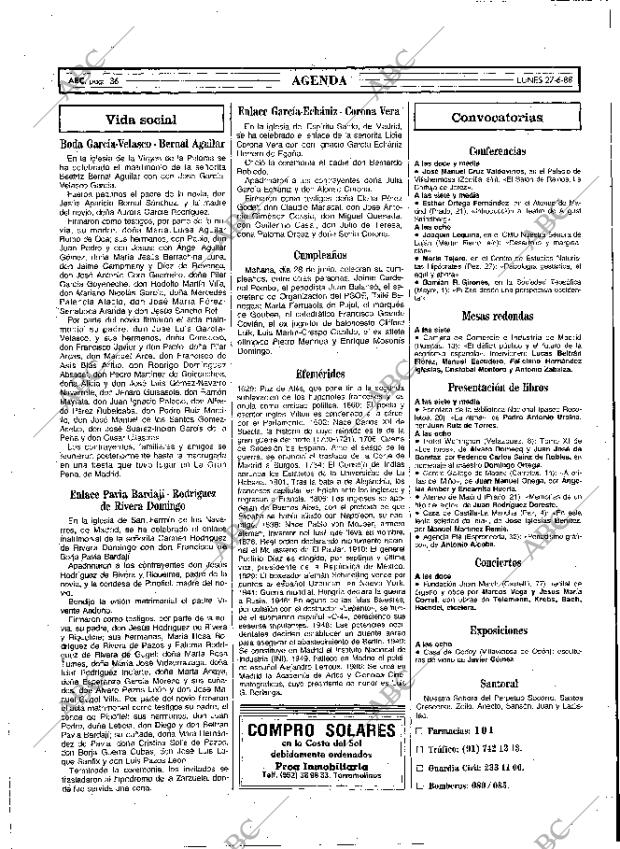 ABC MADRID 27-06-1988 página 36