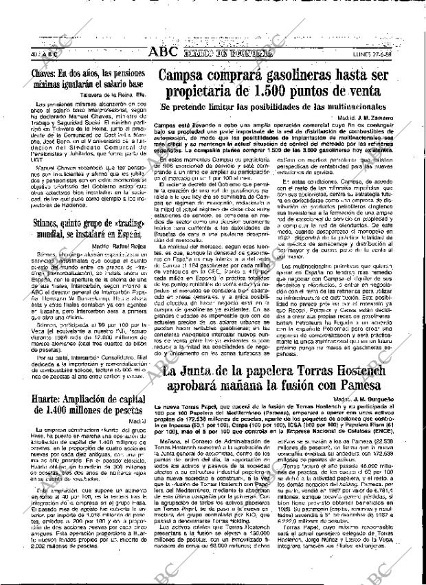 ABC MADRID 27-06-1988 página 40