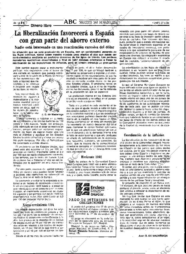 ABC MADRID 27-06-1988 página 44