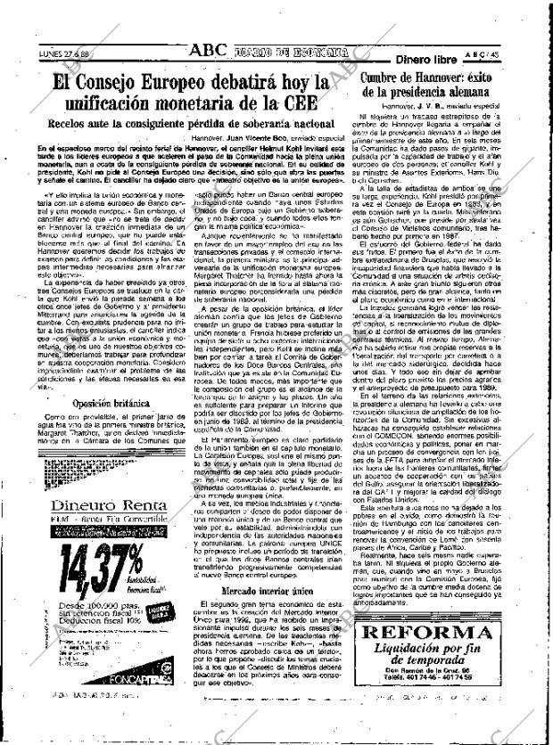 ABC MADRID 27-06-1988 página 45