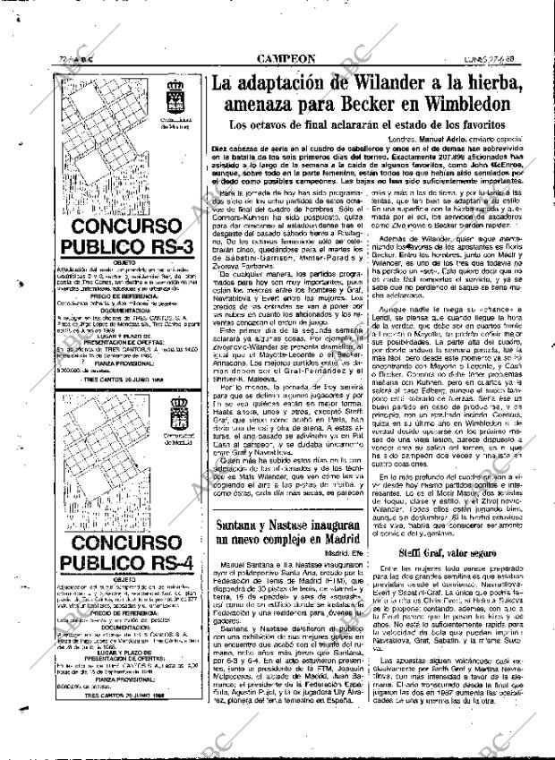 ABC MADRID 27-06-1988 página 72