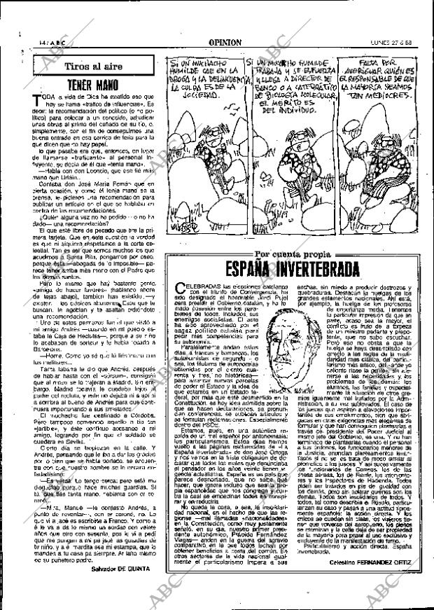 ABC SEVILLA 27-06-1988 página 14