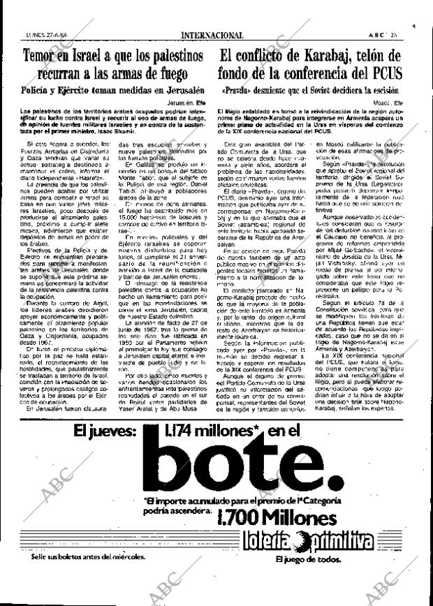ABC SEVILLA 27-06-1988 página 25