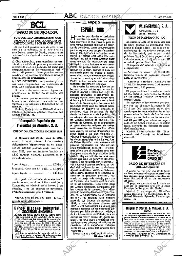 ABC SEVILLA 27-06-1988 página 50