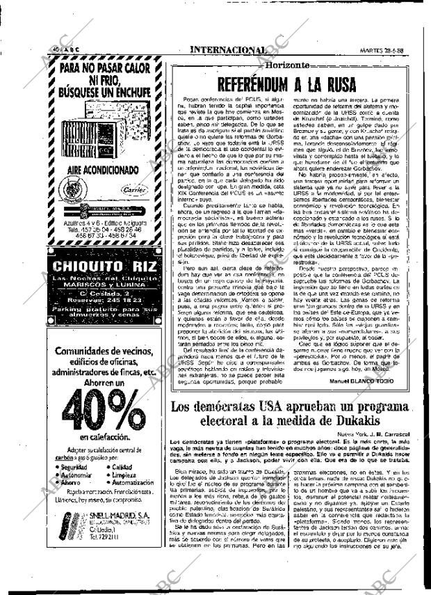 ABC MADRID 28-06-1988 página 40