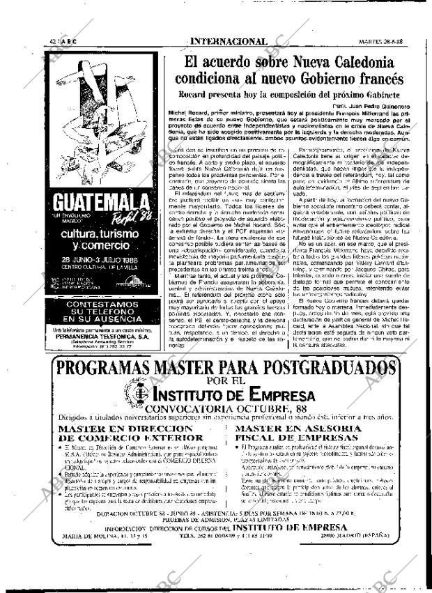 ABC MADRID 28-06-1988 página 42