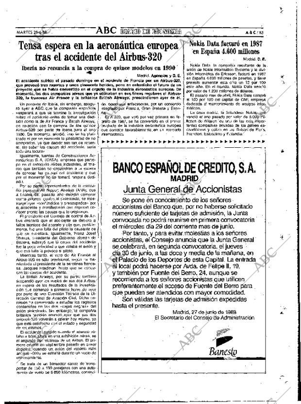 ABC MADRID 28-06-1988 página 83