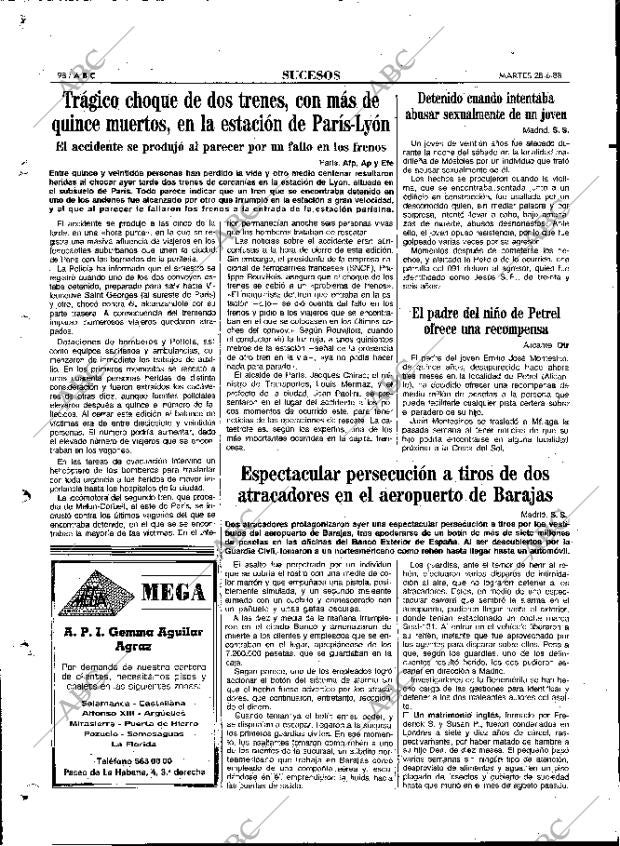 ABC MADRID 28-06-1988 página 98