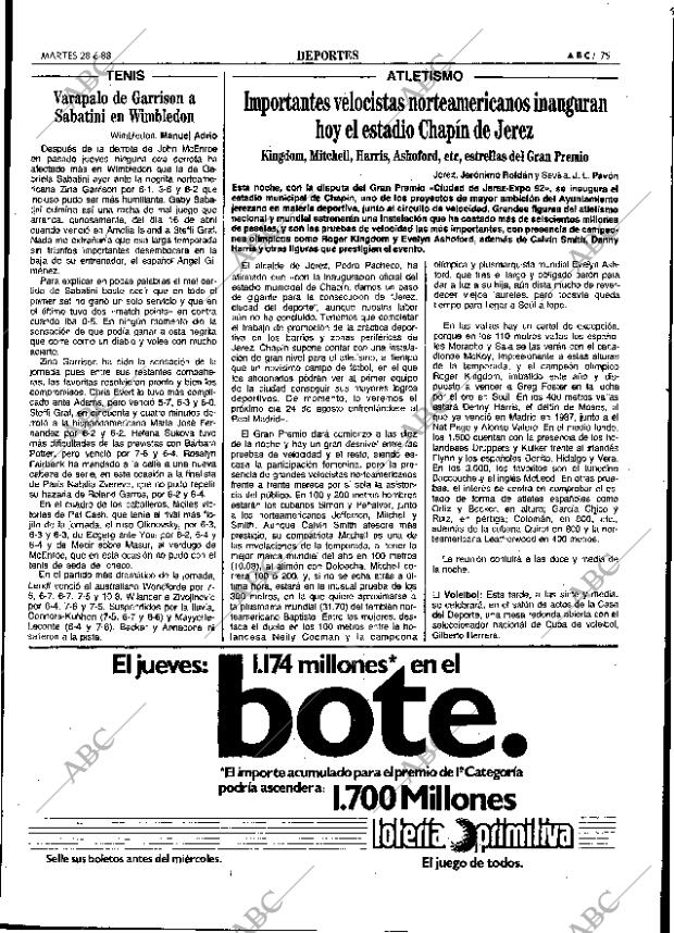 ABC SEVILLA 28-06-1988 página 75