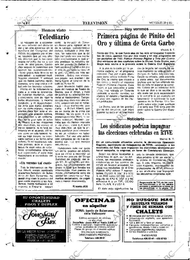 ABC MADRID 29-06-1988 página 106