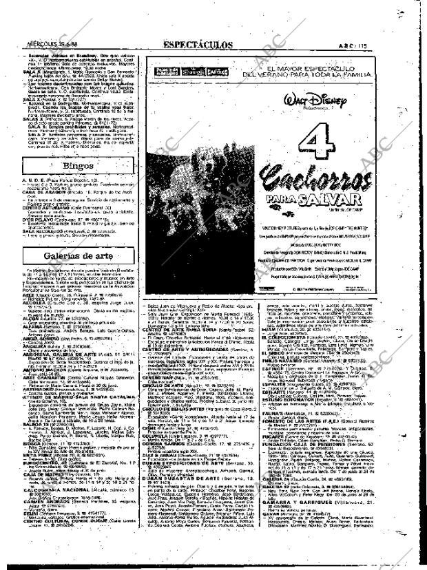 ABC MADRID 29-06-1988 página 115